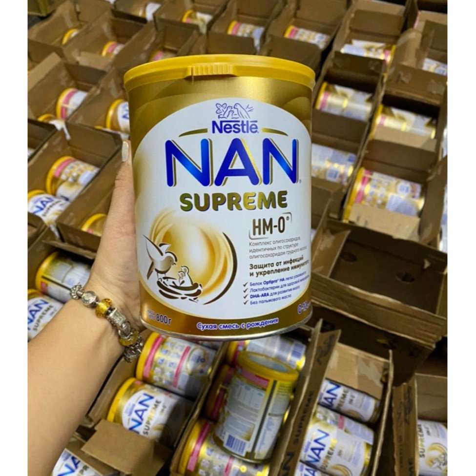 Sữa Nan Supreme HMO Nga 400g và 800g date 2023