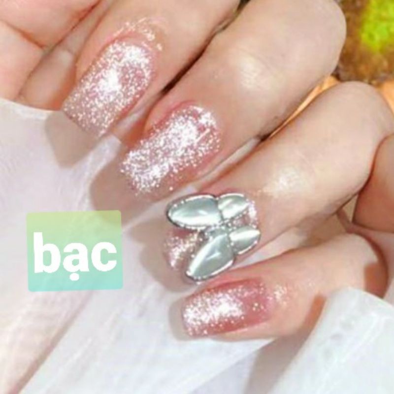 Charm bướm đá nail- bướm đá mắt mèo lớn mã 33
