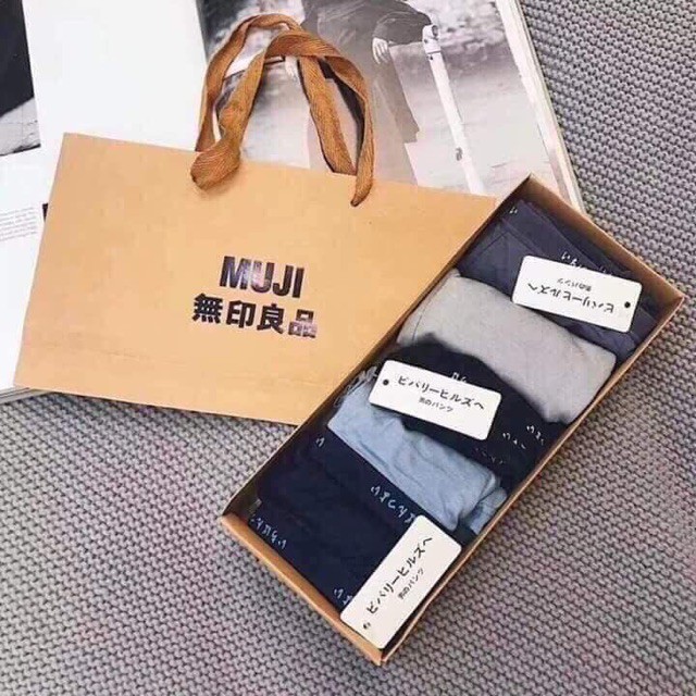 Hộp 5 quần sịp đùi nam Muji