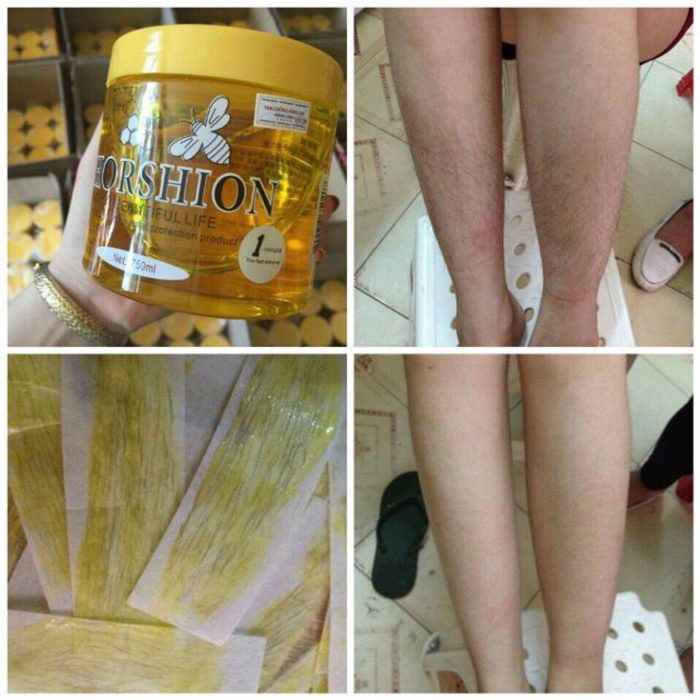 Sáp wax lạnh mật ong Hoshion (Hàng chính hãng có tem chống giả)