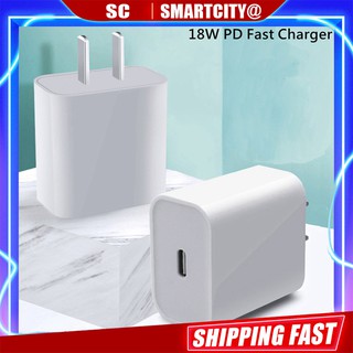 Bộ Sạc Nhanh 18w Pd Loại C Cho Iphone 11 Pro 8 Plus Xr Xs Max