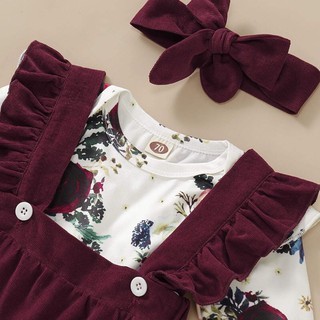 Set yếm bé gái hoa hồng