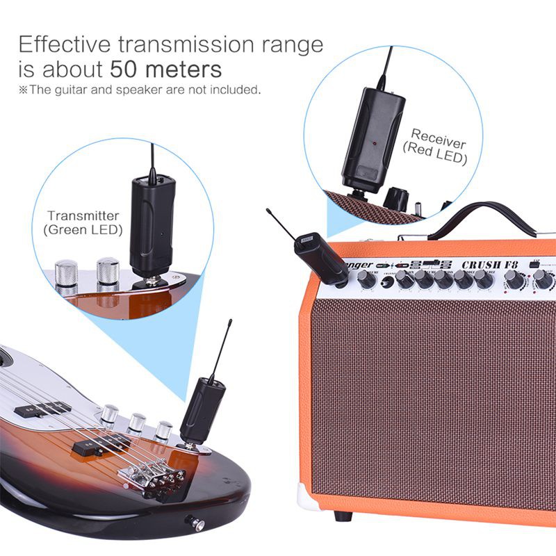 Hệ thống truyền âm thanh không dây cho đàn guitar điện