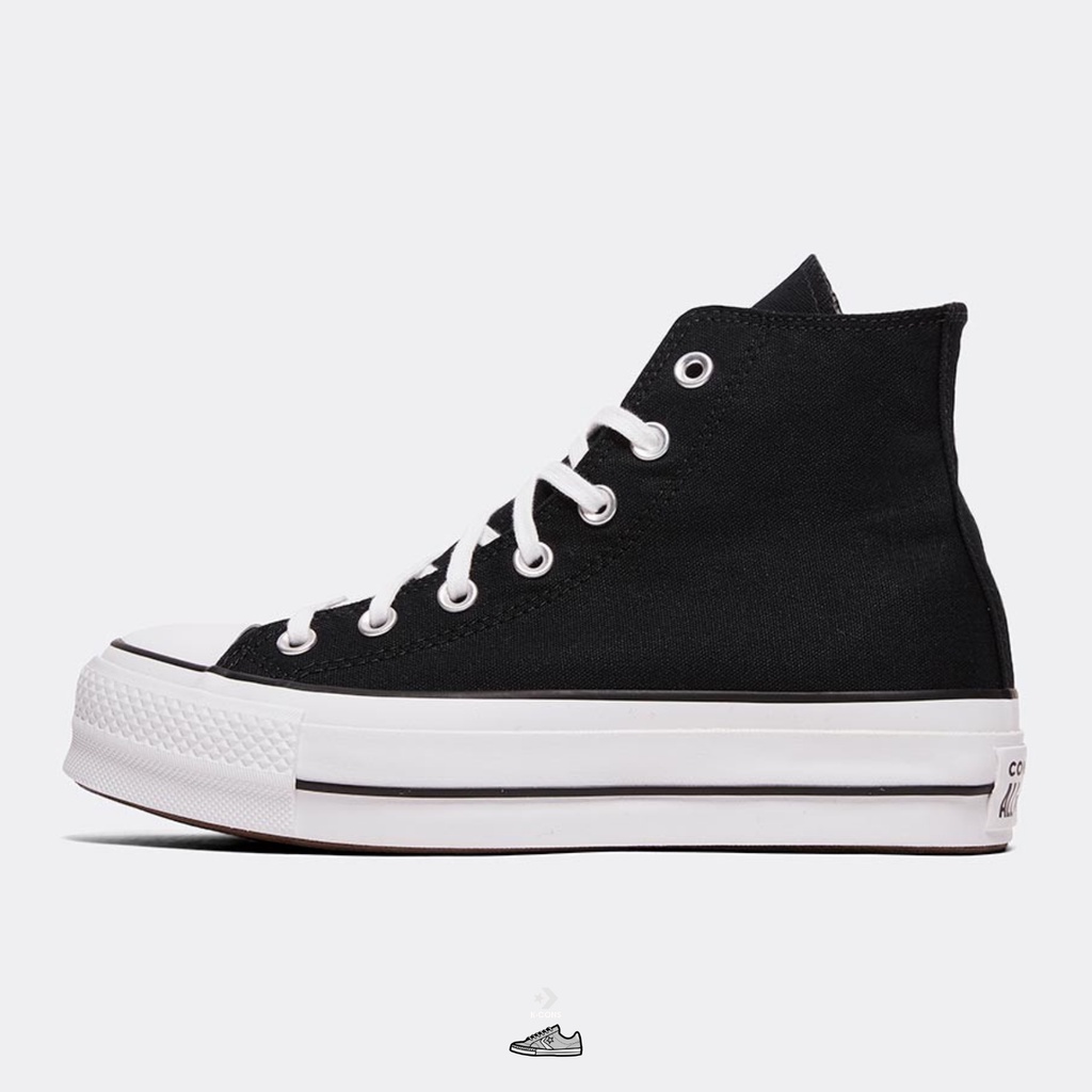 Chuck Canvas Platform Black High Giày Converse Thể Thao Đế Cao 560845C