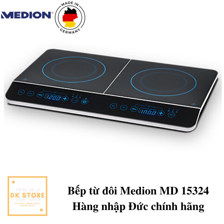 [CHÍNH HÃNG] Bếp từ đôi Medion MD 15324 - Hàng nhập Đức