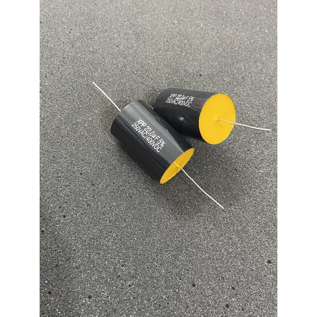 Tụ lọc phân tần cản loa treble 22uf 400v hàng cao cấp