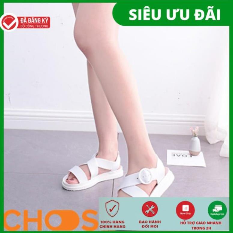 Giày Nữ Choose GIÁ RẺ Sandal CHỐNG NƯỚC Cao Su Quai Chéo