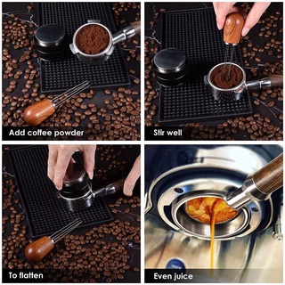 Máy pha cà phê Espresso kèm thảm lót tiện dụng

