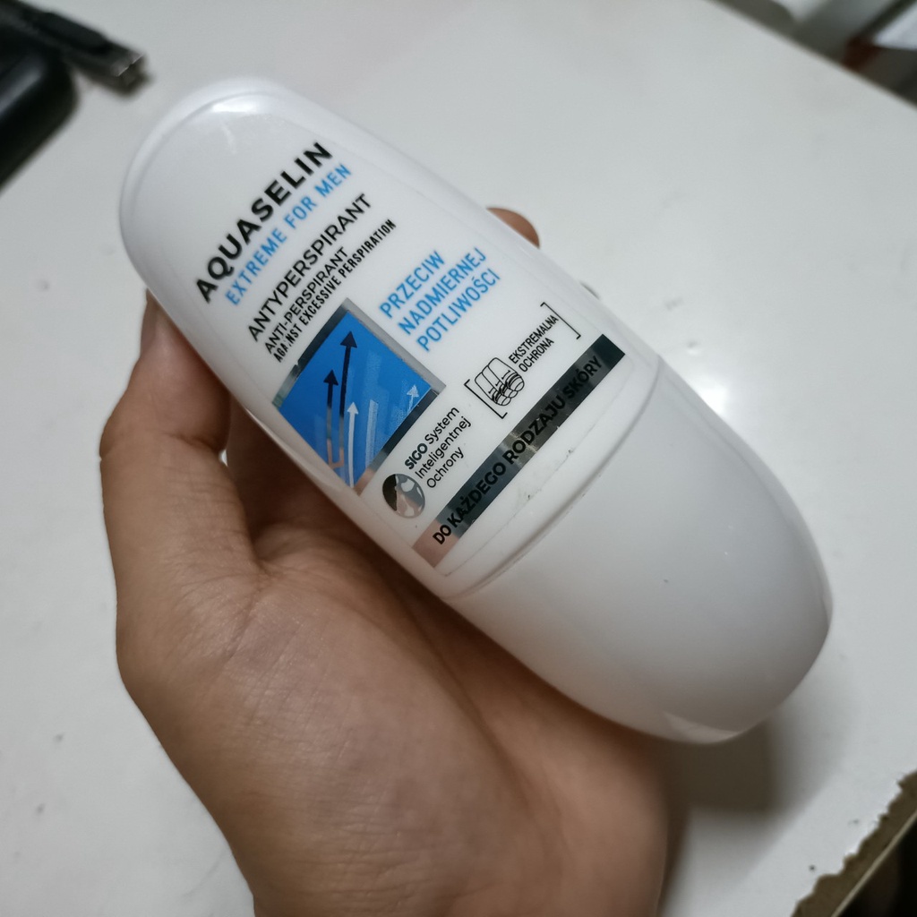 Lăn Khử Mùi cơ thể  Balan 50ml aquaselin ngăn mùi cơ thể,ngăn mồ hôi nách hôi nách,khử mùi hôi cơ thể