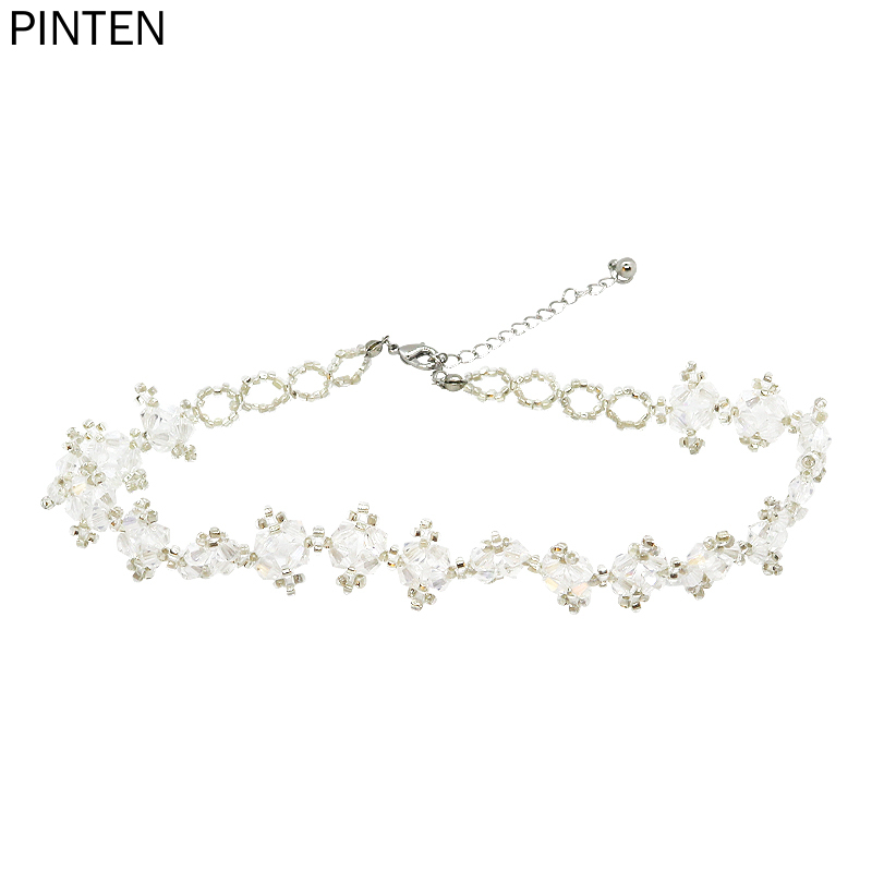 Vòng Cổ Choker Đính Đá Hình Ngôi Sao Lấp Lánh Phong Cách Châu Âu Quyến Rũ