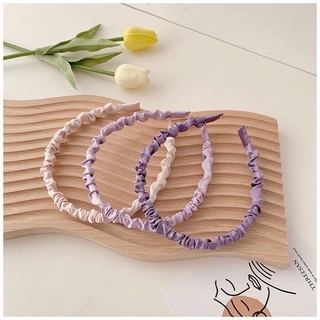 Bờm Cài Tóc Vải Nhún Lụa Satin
