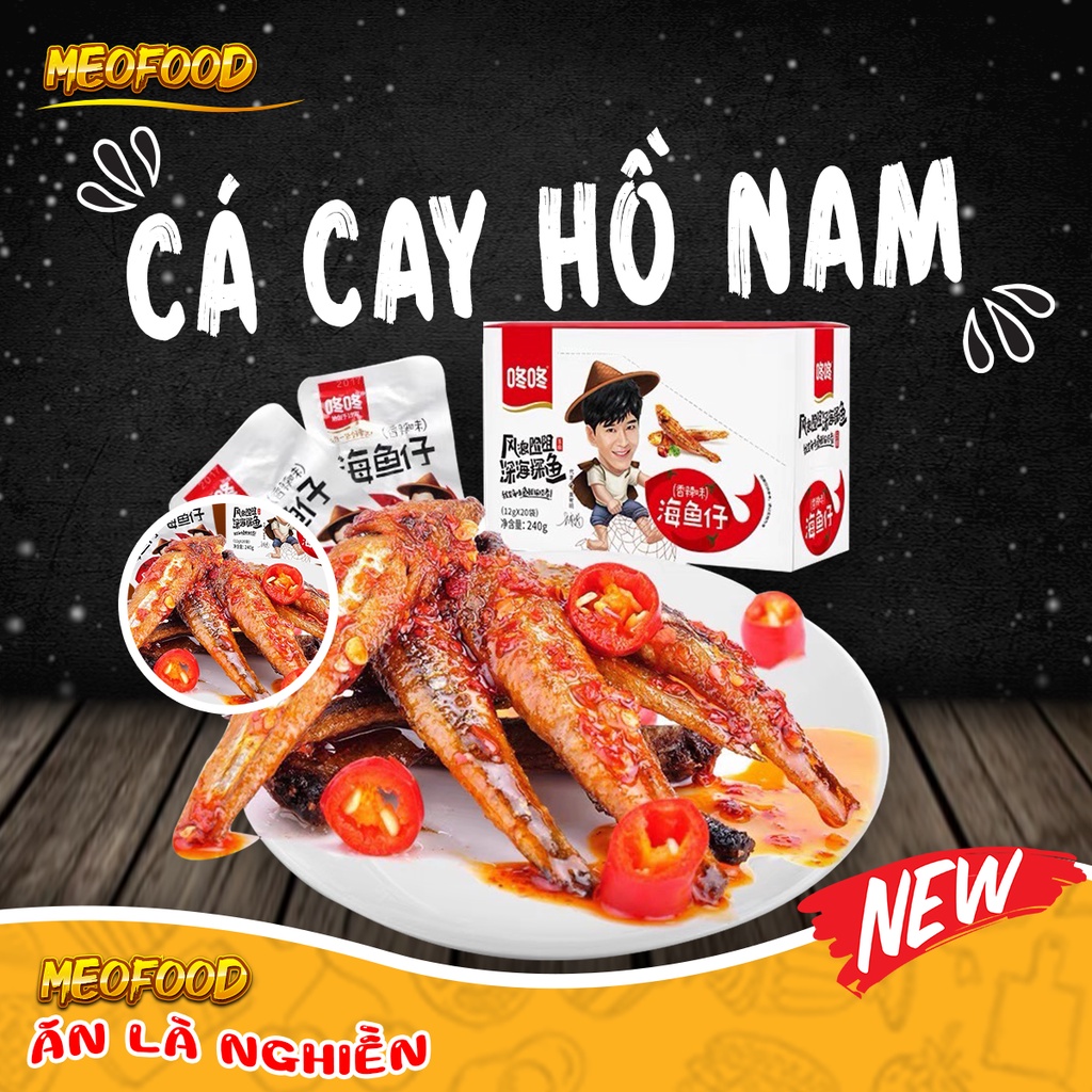 Cá Cay hồ nam đồ ăn vặt giá rẻ MeoFood MF09