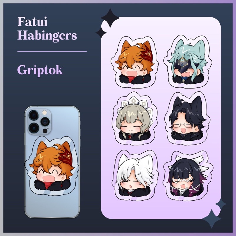 Giá đỡ điện thoại Griptok Genshin Impact Fatui Harbinger