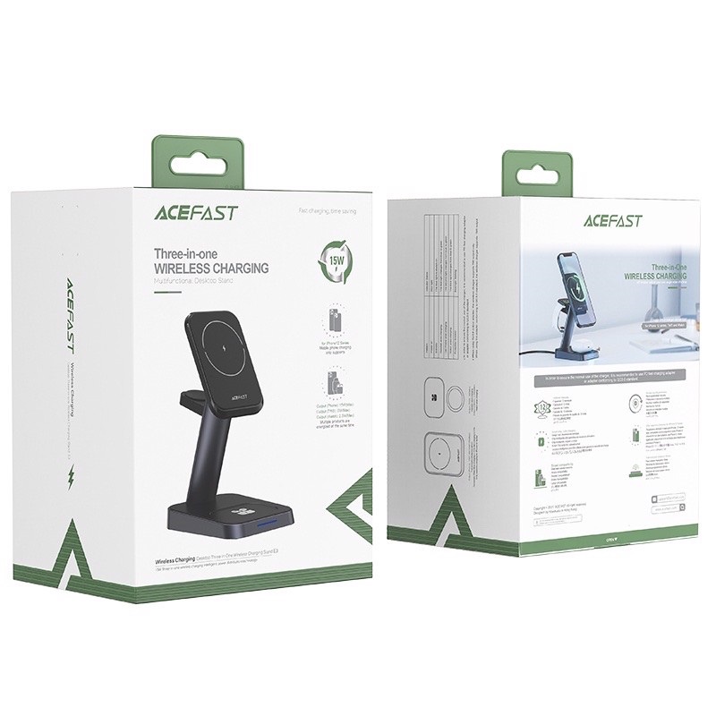 Giá đỡ sạc nhanh không dây ACEFAST 3 in 1 - E3