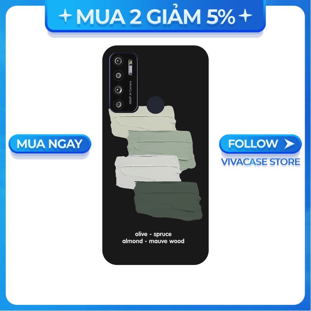 Ốp lưng Vsmart Joy 3/Joy 4/Active 3/Bee 3/Live/...dẻo đen hình Vệt màu