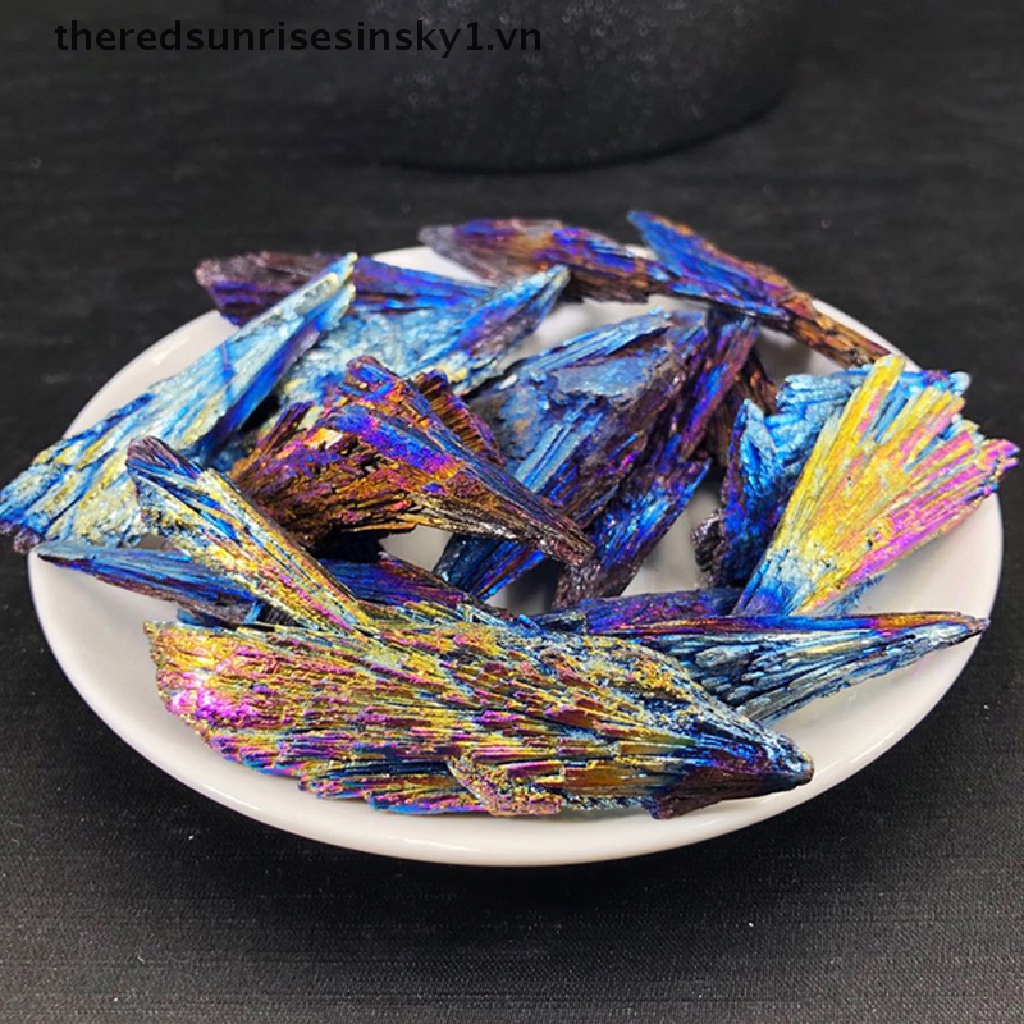 Đá pha lê Tourmaline tự nhiên màu xanh dương và đen 1.vn