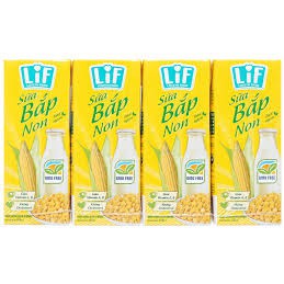 Sữa Bắp Non LiF Kun 180ml/4hộp  ĐỦ VỊ , DATE MỚI