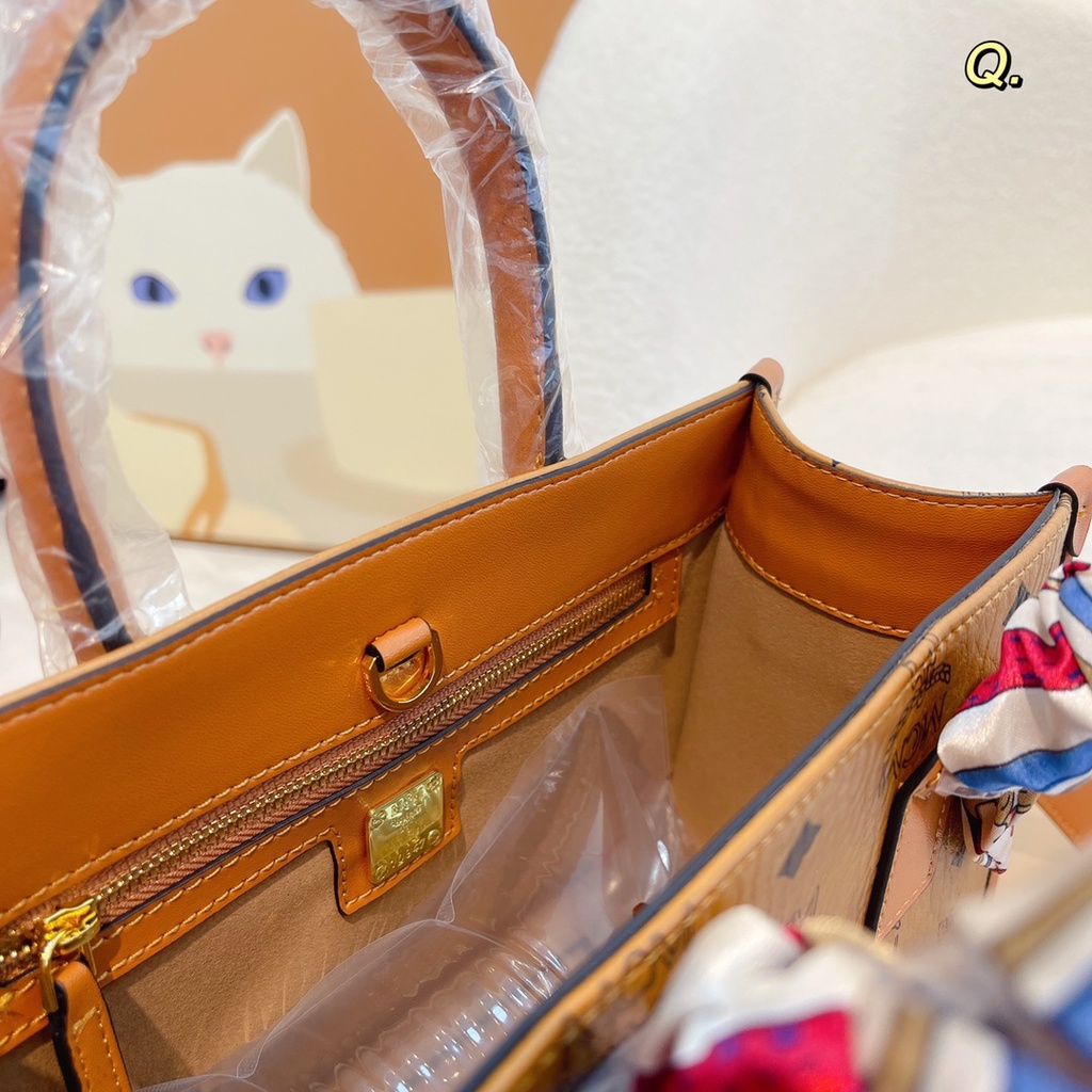 Mcm Túi Xách Tote Phong Cách Thời Trang Châu Âu Dành Cho Nữ