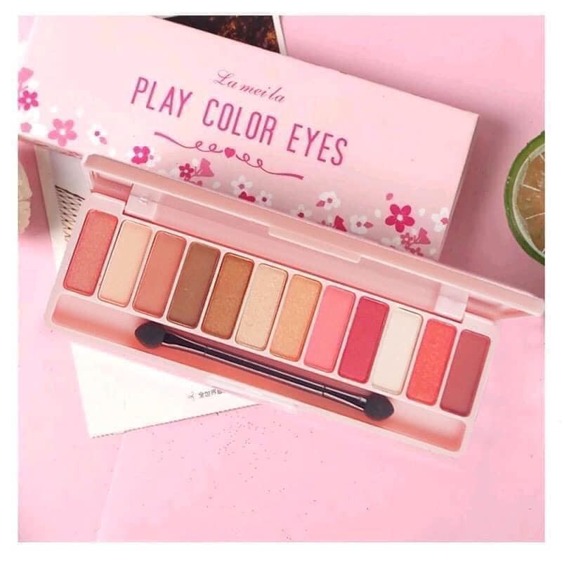 Phấn Mắt LAMEILA Play Color Eyes 12 ô Màu Sắc Ngọt Ngào - Mẫu Màu Đẹp -Mỹ Phẩm Nội Địa Chính Hãng | BigBuy360 - bigbuy360.vn