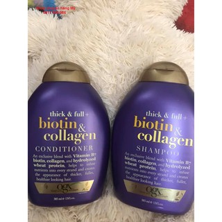 Set gội + xả Biotin & Collagen của Mỹ 385ml