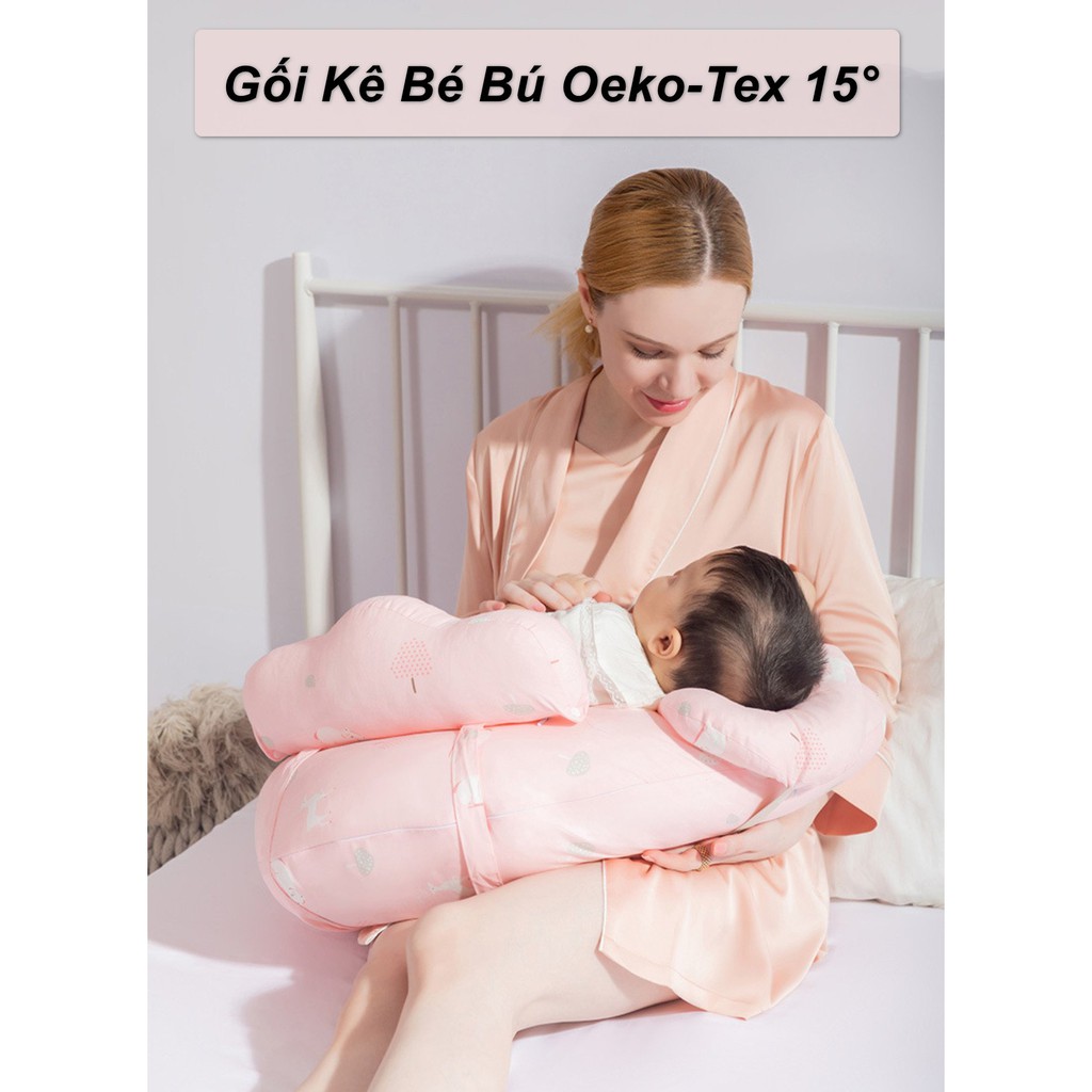 Gối Kê Bé Bú Oeko-Tex 15° Giúp Bé Nằm Thoải Mái Khi Ngủ - Home and Garden