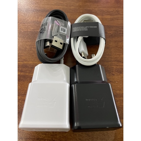 Combo Bộ Sạc Nhanh Zin Chính Hãng Samsung Chân Cắm Type C Cho Galaxy S8 S9 S8S9plus S105g S10Plus Not 8 Not8 not 10
