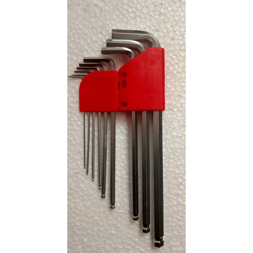 Bộ Lục Giác Bi HEX KEY 9 Đầu Loại Dài (Chính Hãng)