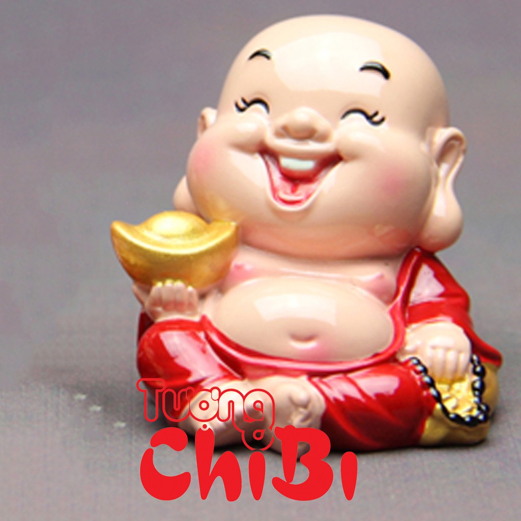 Tượng chibi Phật Di Lặc 6cm may mắn