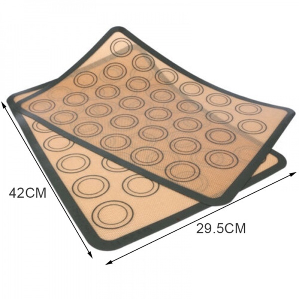 Thảm Nướng Bánh Chống Dính Hình Chữ Nhật Bằng Silicon