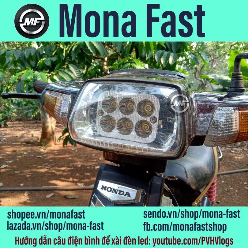 Pha đèn Dream led 6 bóng