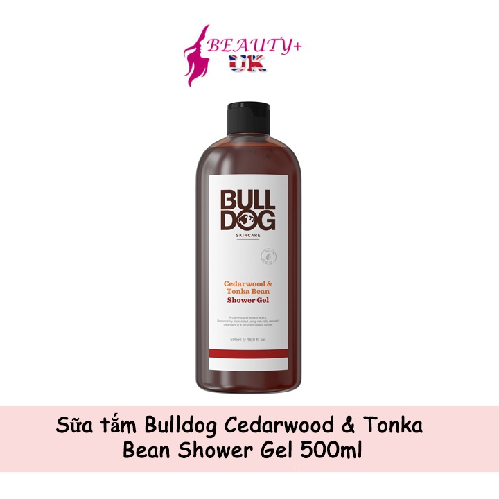 Sữa tắm Bulldog Cedarwood &amp; Tonka Bean Shower Gel 500ml