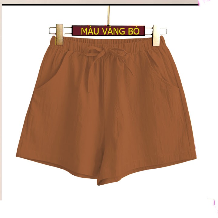 Quần Short nữ,Quần ngắn ống rộng> chất vải quần thun cotton | BigBuy360 - bigbuy360.vn