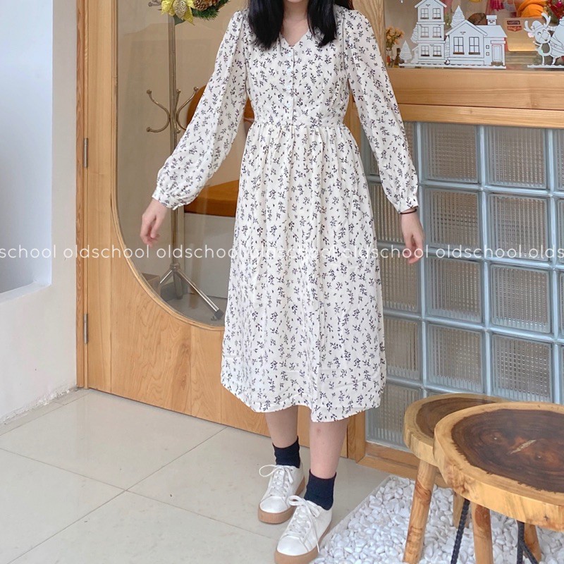 VÁY BABYDOLL HOA BUỘC EO (ảnh thật/video)