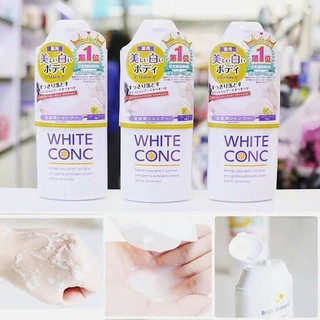 Sữa tắm trắng da toàn thân White Conc Body Shampoo Nhật Bản 360ml