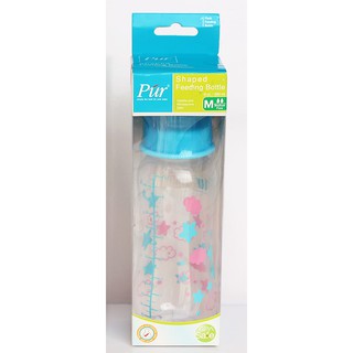 Bình sữa cổ thường thân thon có eo Pur 240ml