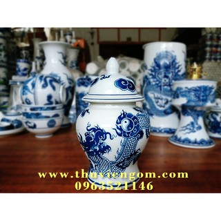Chóe Thờ vẽ rồng chuẩn Bát Tràng