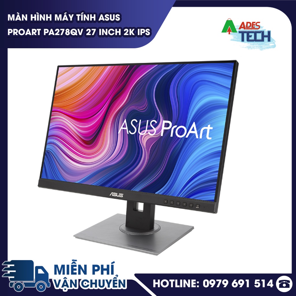 Màn hình máy tính ASUS ProArt PA278QV 27 inch 2K IPS  - bảo hành 36 tháng