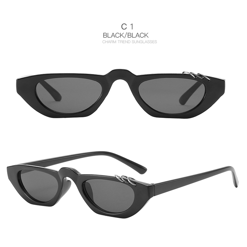 Fashion Oval Retro Sunglasses Small Box  Personality Sunglasses Unisex glasses