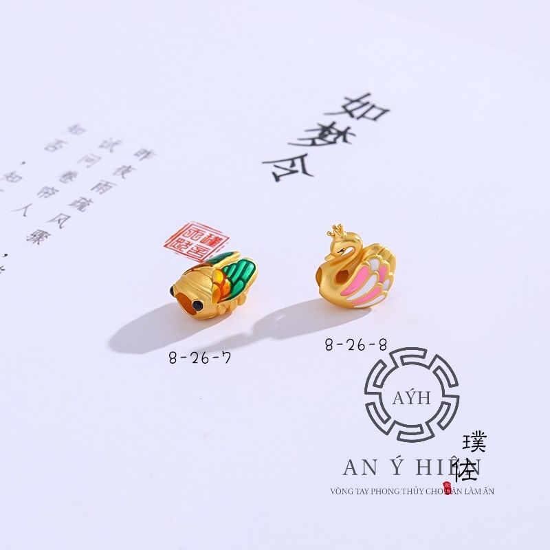 Charm Ve sầu may mắn xanh #C437( An Ý Hiên)