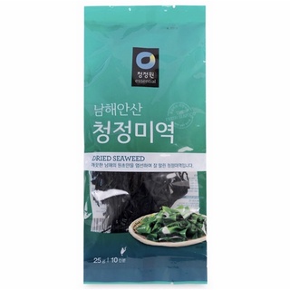 Rong biển khô nấu canh daesang 25g-청정미역 25g