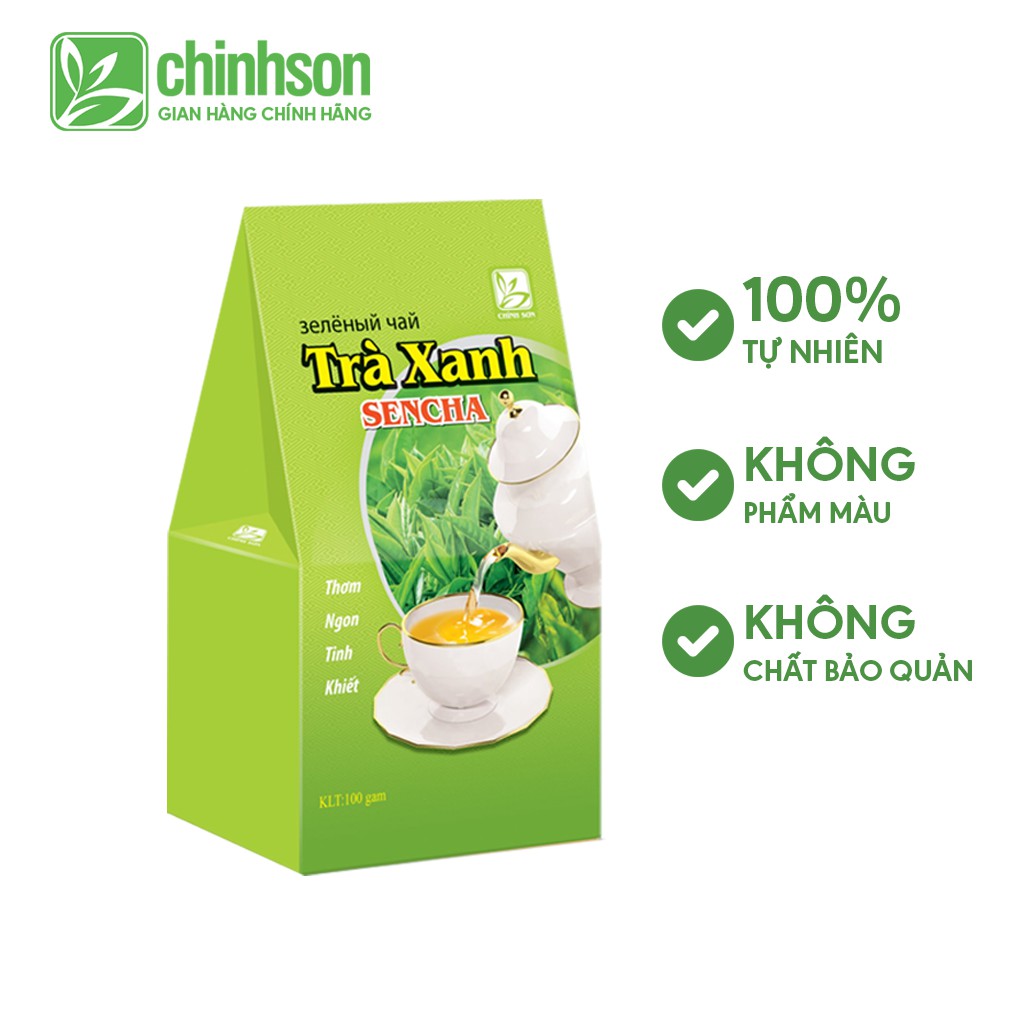 Trà xanh Sencha Chính Sơn 100g