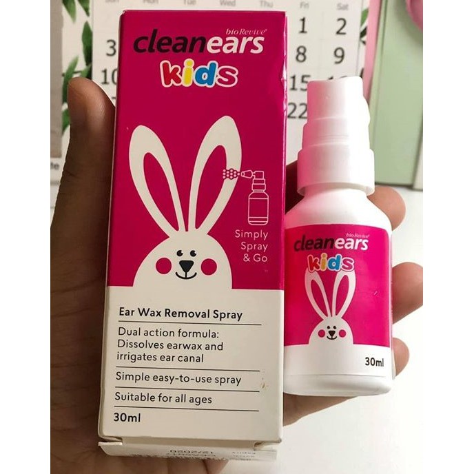 Xịt tan ráy tai cho bé clean ears kids 30ml của úc - ảnh sản phẩm 3