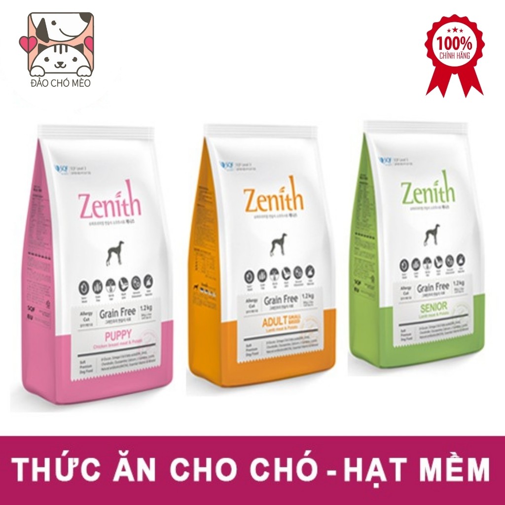 Thức ăn cho chó - Hạt mềm Zenith (Đủ mọi lứa tuổi và giống chó)  Rất thơm ngon và bổ dưỡng - Đảo Chó Mèo