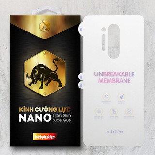 Miếng dán dẻo PPF cho One Plus, One Plus 7 Pro/ 7T Pro/ 8/ 8 Pro hiệu Webphukien