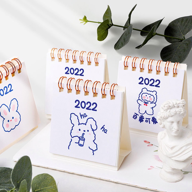 Lịch để bàn mini năm 2022 thiết kế dễ thương tiện dụng