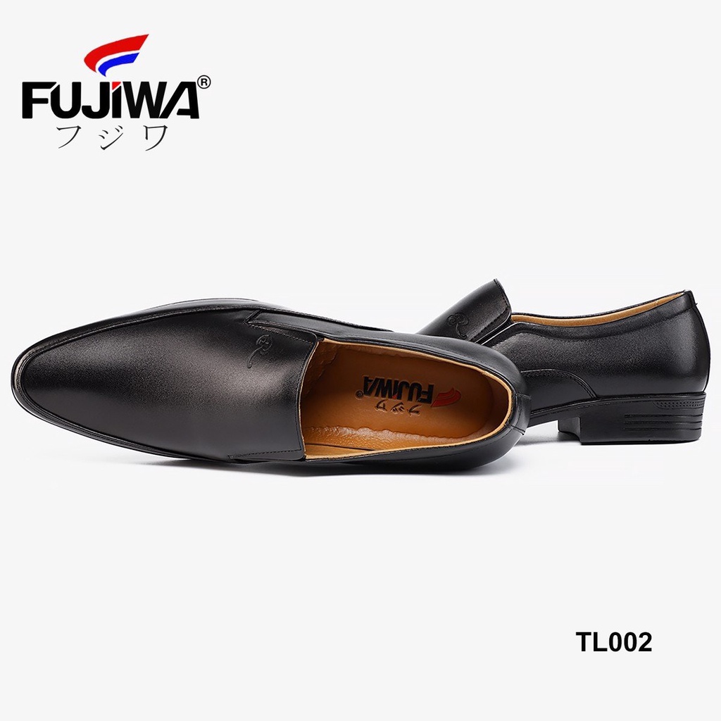 Giày Da Bò Nguyên Miếng FUJIWA - TL002. Đế Cao Su Khâu. Được Đóng Thủ Công (Handmade). Có Size:  38, 39, 40, 41, 42, 43