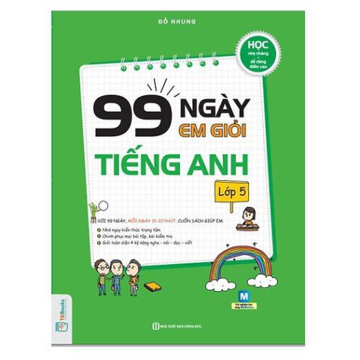 Sách MCBooks - 99 ngày em giỏi tiếng Anh lớp 5