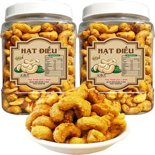 1KG HẠT ĐIỀU NGUYÊN RANG TỎI ỚT GIÒN NGON TPS