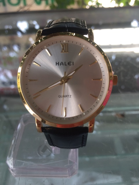 Đồng hồ nam Halei dây da màu đen cực bền | BigBuy360 - bigbuy360.vn