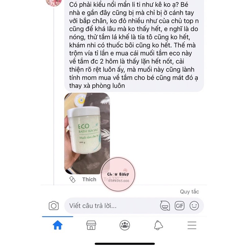 Muối Tắm Thảo Dược ECO 400g